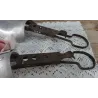 Oude Franse doorleefde aluminium schoenspanners