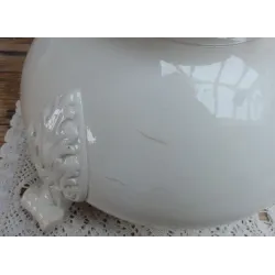 Lichtbeboterde antieke Franse terrine, Sarreguemines
