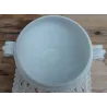 Antieke Franse off white terrine, Opaque Luneville