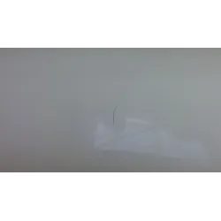 Licht gele vintage schaal met bloem motief