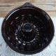 Vintage bruine keramieke tulband, Bay Keramik