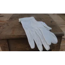 Franse brocante off white kinder handschoentjes