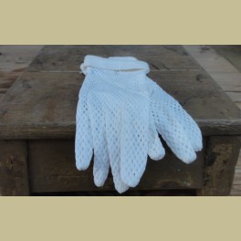Franse brocante off white kinder handschoentjes, Gant Hermann