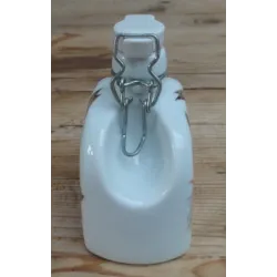 Apart vintage wit porseleinen kruikje/ beugelfles, eenden