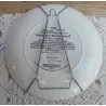 Wandbordje Wedwood " Morning in the Farmyard" met paarden