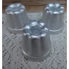 3 Kleine brocante aluminium bakvormpjes